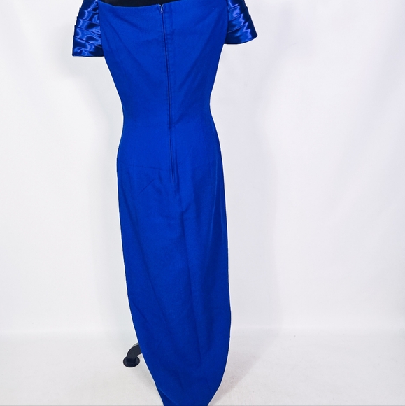 Morton Myles Vintage Royal Blue Gown - Picture 4 of 8